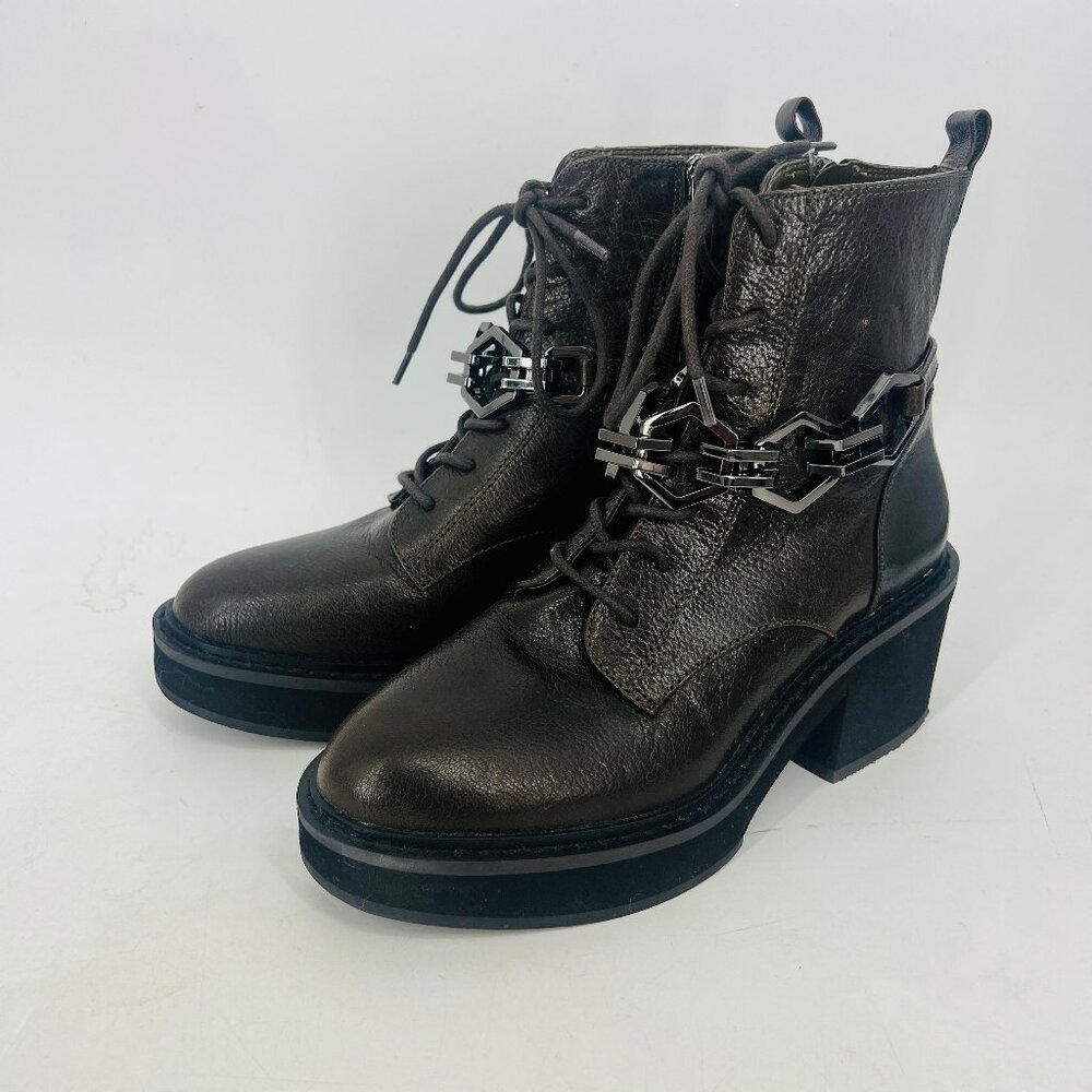 Vince Camuto Brown Combat Boot | Size 7